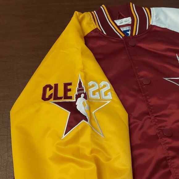 Starter Cleveland Cavaliers 2022 NBA All Star Varsity Full Snap Jacket Men's L - Picture 3 of 5